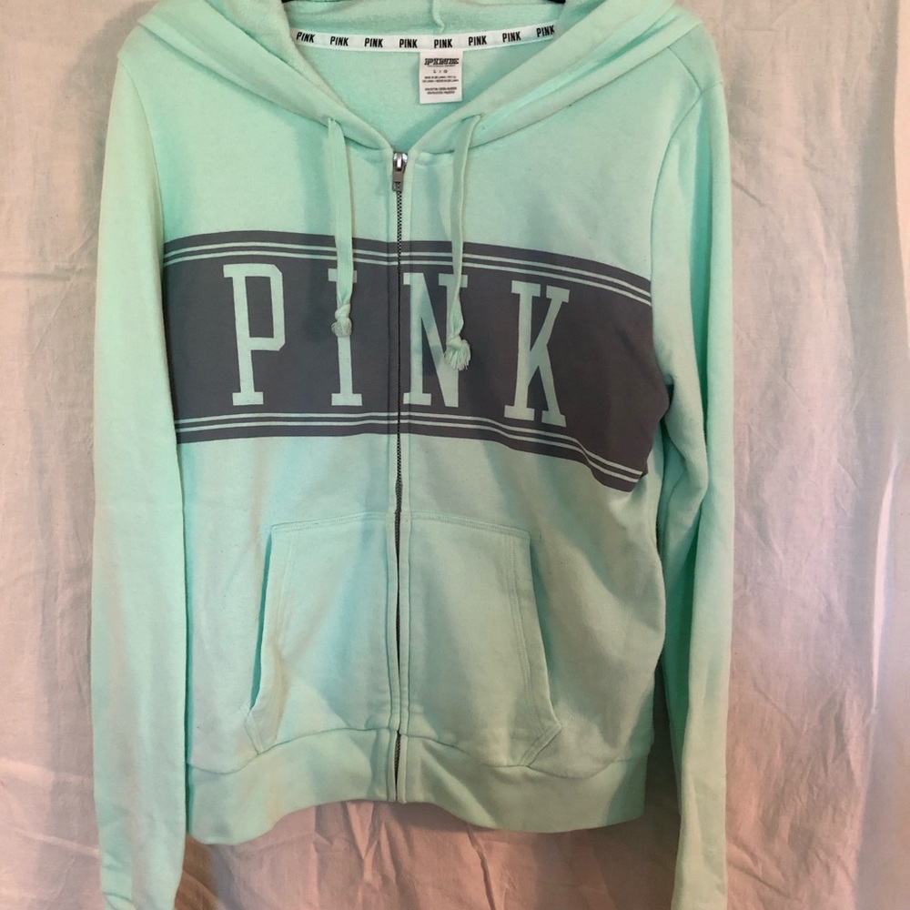 VS PINK zip-up hoodie